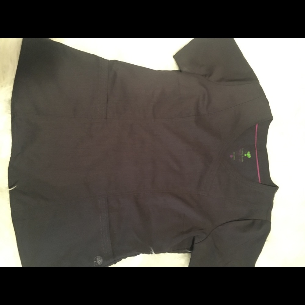 Purple Label Dark Gray Scrubs, top